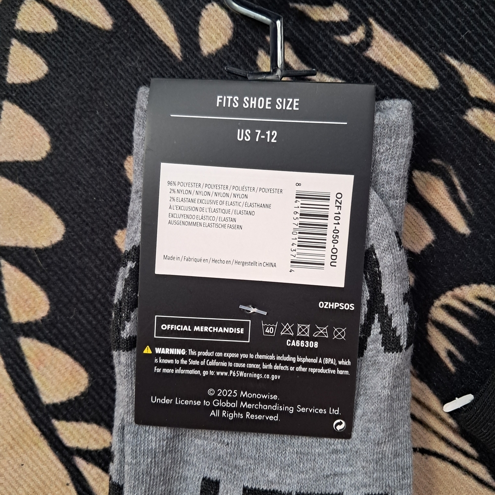 SOLD OUT! Pink Floyd Iron Maiden Bowie Unisex Socks - Picture 6 of 11
